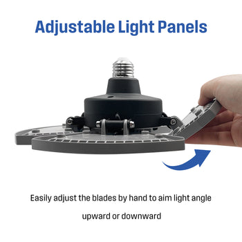 8000 Lumen LED Deformable Utility Light, Set of 2