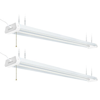5500 Lumen LED Shop Light, 2 Pack