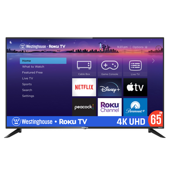 65″ 4K Ultra HD Smart Roku TV with HDR