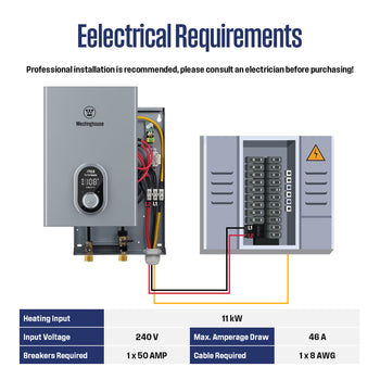 11KW Electric Tankless Water Heater