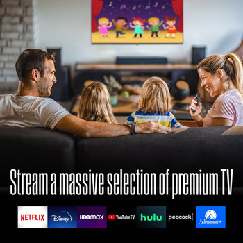 55″ Edgeless 4K UHD Roku TV with Voice Remote