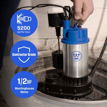 1/2 HP Submersible Sump Pump