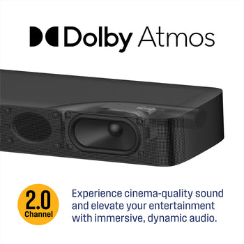 2.0 Channel Mini Soundbar