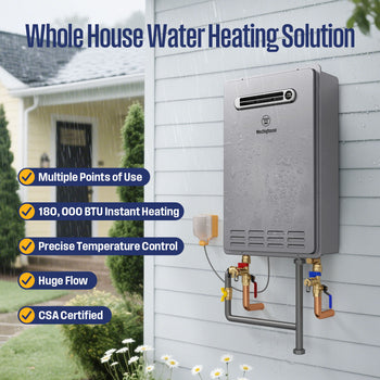 Apolo Performance Tankless Outdoor Propane Water Heater 180,000 BTU