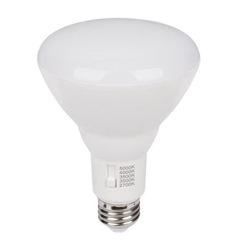 9 Watt (65 Watt Equivalent) BR30 Flood Dimmable LED Light Bulb with Color Temperature Selection