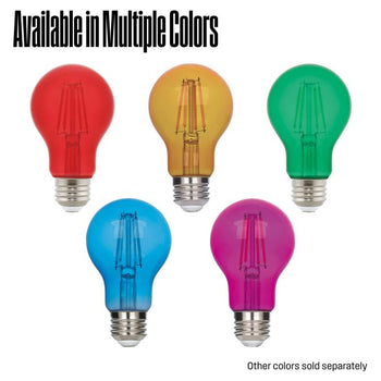 4.5 Watt (40 Watt Equivalent) A19 Filament LED Light Bulb, Yellow