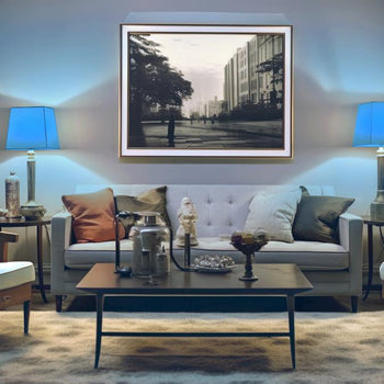 4.5 Watt (40 Watt Equivalent) A19 Filament LED Light Bulb, Blue