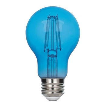 4.5 Watt (40 Watt Equivalent) A19 Filament LED Light Bulb, Blue