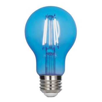4.5 Watt (40 Watt Equivalent) A19 Filament LED Light Bulb, Blue