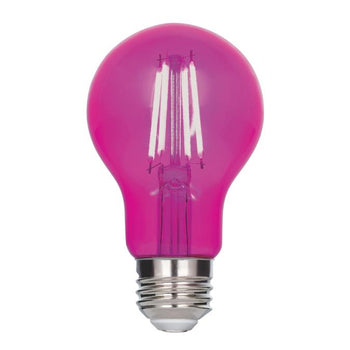 4.5 Watt (40 Watt Equivalent) A19 Filament LED Light Bulb, Pink