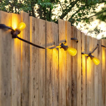 2 Watt (40 Watt Equivalent) S14 Filament LED Light Bulb, Yellow