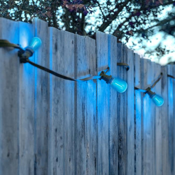 2 Watt (40 Watt Equivalent) S14 Filament LED Light Bulb, Blue