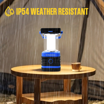 1000 LUMEN Solar Portable Rechargeable Lanterns, Set of 2