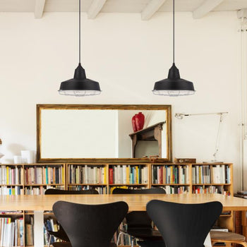 Academy LED Pendant, Black Finish