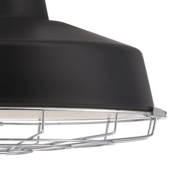 Academy LED Pendant, Black Finish