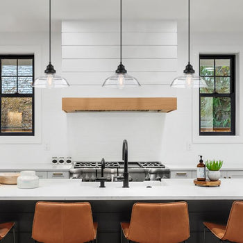 Iron Hill Pendant, Matte Black Finish