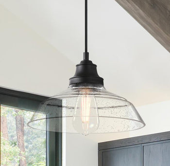 Iron Hill Pendant, Matte Black Finish
