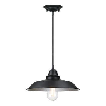 Iron Hill Pendant, Matte Black Finish