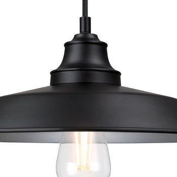 Iron Hill Pendant, Matte Black Finish