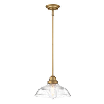 Iron Hill Pendant, Brushed Brass Finish