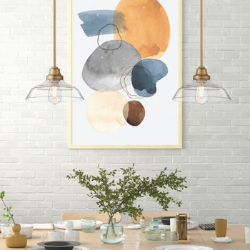 Iron Hill Pendant, Brushed Brass Finish