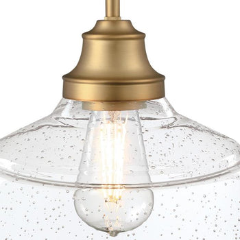 Iron Hill Pendant, Brushed Brass Finish