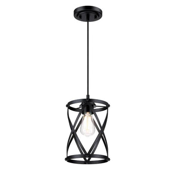 Isadora Mini Pendant, Matte Black Finish