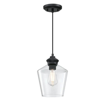 Ramsey Mini Pendant, Matte Black Finish