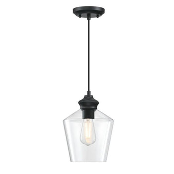 Ramsey Mini Pendant, Matte Black Finish