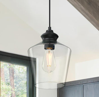 Ramsey Mini Pendant, Matte Black Finish