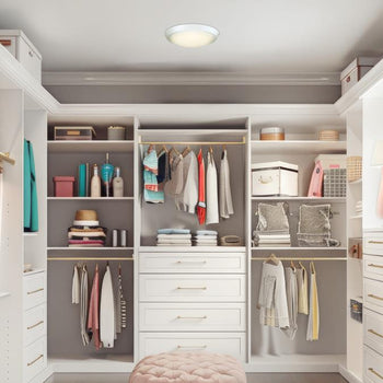 Morrell 11 inch LED Indoor Flush Mount Ceiling Fixture, White