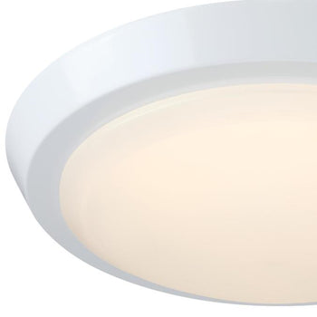 Morrell 11 inch LED Indoor Flush Mount Ceiling Fixture, White