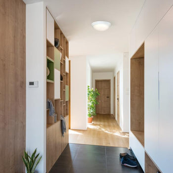 Redbank 11 inch Indoor Flush Mount Ceiling Fixture, White