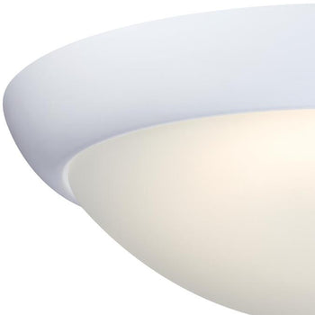 Redbank 11 inch Indoor Flush Mount Ceiling Fixture, White