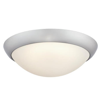 Redbank 11 inch Indoor Flush Mount Ceiling Fixture, Brushed Nickel