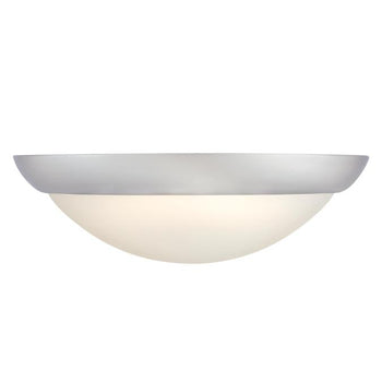 Redbank 11 inch Indoor Flush Mount Ceiling Fixture, Brushed Nickel