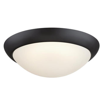 Redbank 11 inch Indoor Flush Mount Ceiling Fixture, Black-Bronze