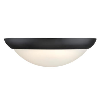 Redbank 11 inch Indoor Flush Mount Ceiling Fixture, Black-Bronze