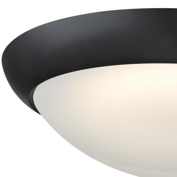 Redbank 11 inch Indoor Flush Mount Ceiling Fixture, Black-Bronze