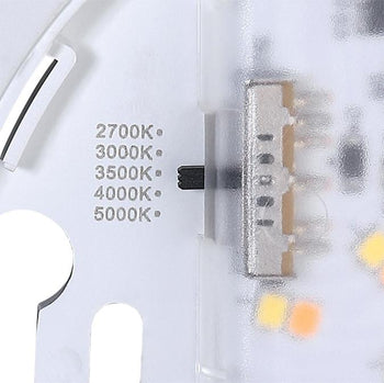 6 inch, 8 Watt Dimmable LED Indoor/Outdoor Flush Mount Ceiling Fixture, Black