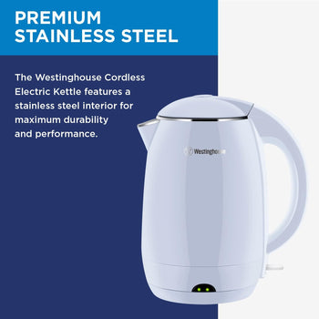 Electric Cordless Kettle - Blue
