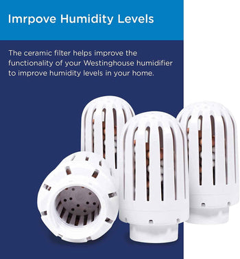 Ceramic Ball Filter Humidifiers WSHUMH412 & WSHUMH523 (2 Pack)