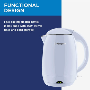 Electric Cordless Kettle - Blue