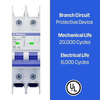 25A Two Pole Miniature Circuit Breaker