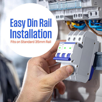 3A 3 Pole Miniature Circuit Breaker (D Curve)