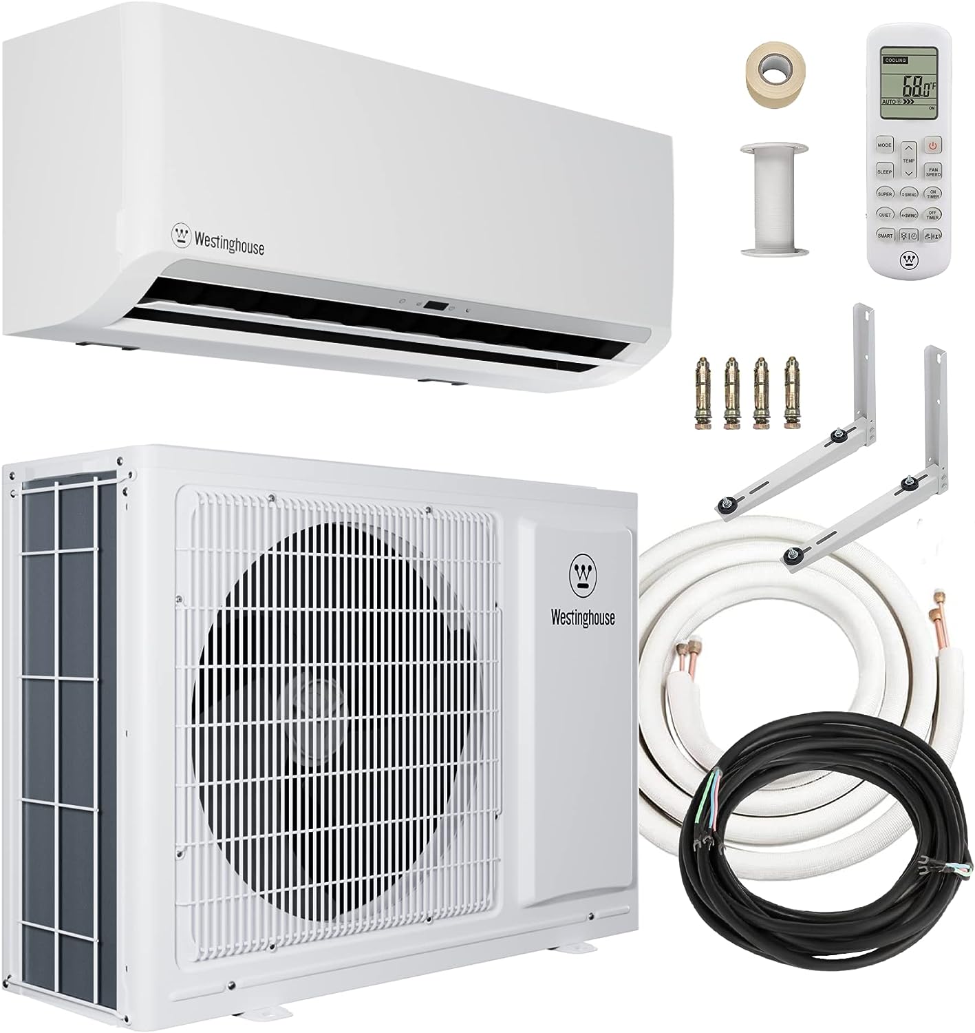 Home Ductless Mini-Split AC System & Heat Pump 230V, 24000