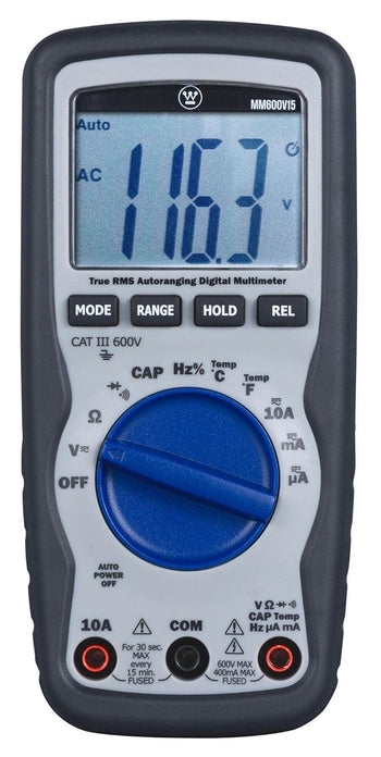 True RMS Auto ranging Multimeter with Large Screen