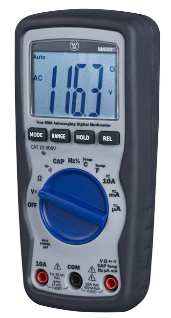 True RMS Auto ranging Multimeter with Large Screen