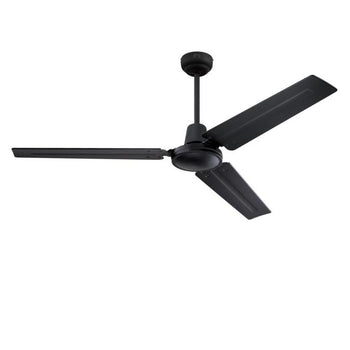 Jax Industrial-Style 56-Inch Indoor Ceiling Fan, Matte Black