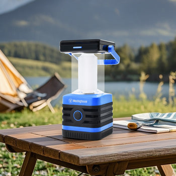 1000 LUMEN Solar Portable Rechargeable Lanterns, Set of 2